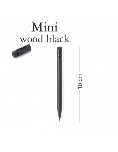 Mini matita wood black 00105